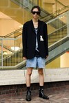 リョウスケさん - ヨウジヤマモト(Yohji Yamamoto)、コム デ ギャルソン(COMME des GARÇONS)｜渋谷ストリートスナップ1