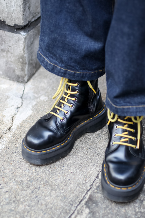 斉藤 安里紗さん - ザラ(ZARA)、ドクターマーチン(Dr. Martens)｜原宿ストリートスナップ - 写真2