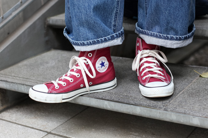 ハルさん - アズール バイ マウジー(AZUL by moussy)、コンバース(CONVERSE)｜原宿ストリートスナップ - 写真4