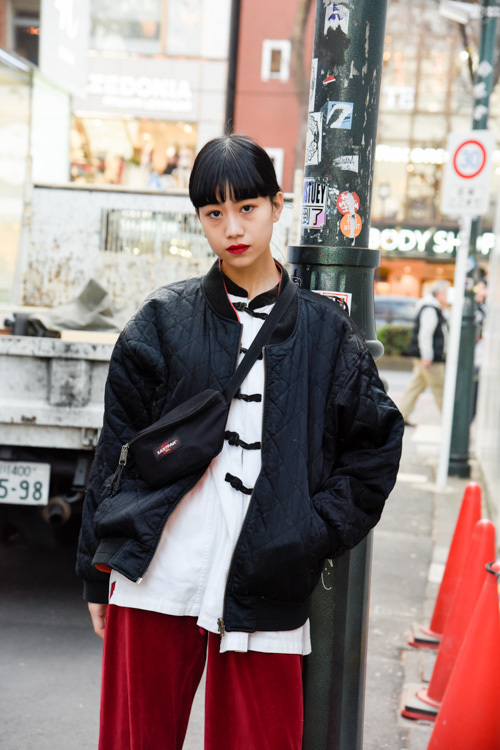 河北 桃子さん - 古着(ユーズド)(USED)、ニューバランス(New Balance)｜原宿ストリートスナップ - 写真2