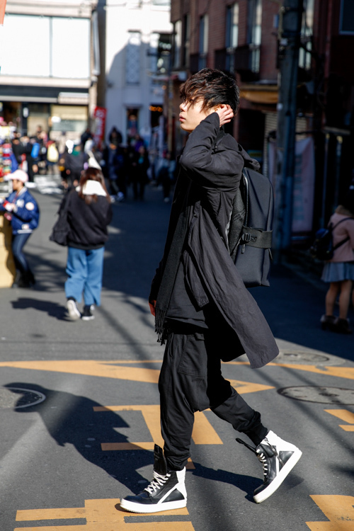 佐藤 孔一さん - リック・オウエンス(Rick Owens)、ワイスリー(Y-3)｜原宿ストリートスナップ - 写真3