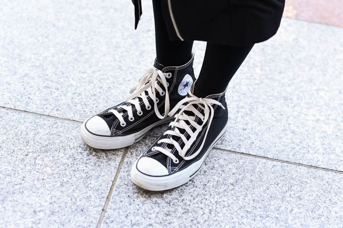 儘田 千里さん - ザラ(ZARA)、コンバース(CONVERSE)｜原宿ストリートスナップ - 写真3