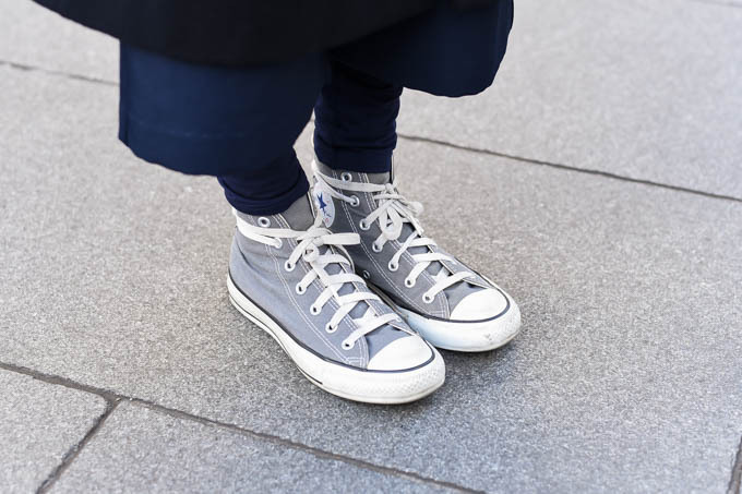 渡辺 萌子さん - コンバース(CONVERSE)、アー・ペー・セー(A.P.C.)｜原宿ストリートスナップ - 写真4