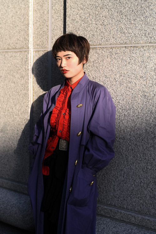 近藤 真里愛さん - 古着(ユーズド)(USED)、コム デ ギャルソン(COMME des GARÇONS)｜青山・表参道ストリートスナップ - 写真6