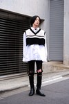 アキラさん - ラフ シモンズ(RAF SIMONS)、ユニクロ(UNIQLO)｜原宿ストリートスナップ1