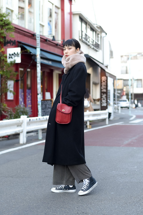 増田 江花さん - 古着(ユーズド)(USED)、コンバース(CONVERSE)｜原宿ストリートスナップ - 写真2