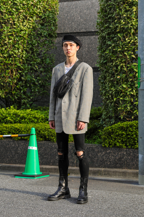 横尾 龍也さん - ヴァレンティノ(VALENTINO)、チープマンデイ(Cheap Monday)｜原宿ストリートスナップ - 写真2