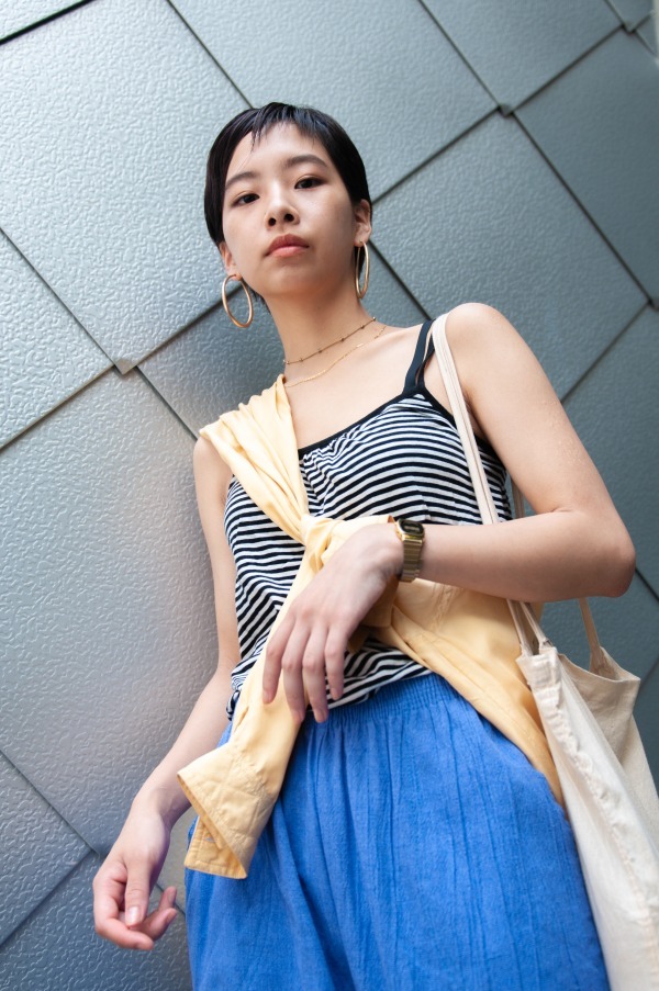 石川 夏さん - 古着(ユーズド)(USED)、コンバース(CONVERSE)｜原宿ストリートスナップ - 写真2