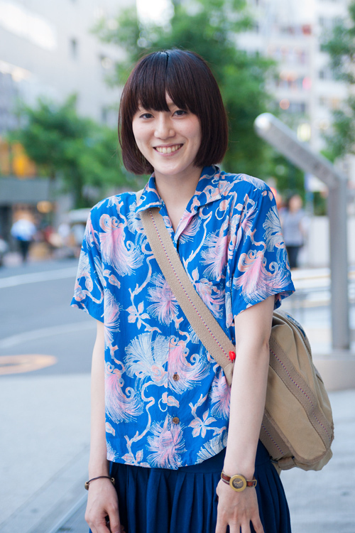 畑中 宇惟さん - アニエスベー(agnès b.)、ビルケンシュトック(BIRKENSTOCK)｜渋谷ストリートスナップ - 写真3