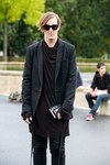 トムさん - クリスヴァンアッシュ(KRISVANASSCHE)、リック・オウエンス(Rick Owens)｜パリストリートスナップ2