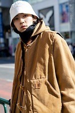 富永 榛人さん - カーハート(CARHARTT)、古着(ユーズド)(USED)｜渋谷ストリートスナップ3