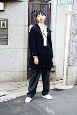 みおこさん - エイチ＆エム(H&M)、古着(ユーズド)(USED)｜渋谷ストリートスナップ1