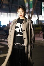 石尾 麻衣子さん - 古着(ユーズド)(USED)、クレージュ(Courrèges)｜渋谷ストリートスナップ2