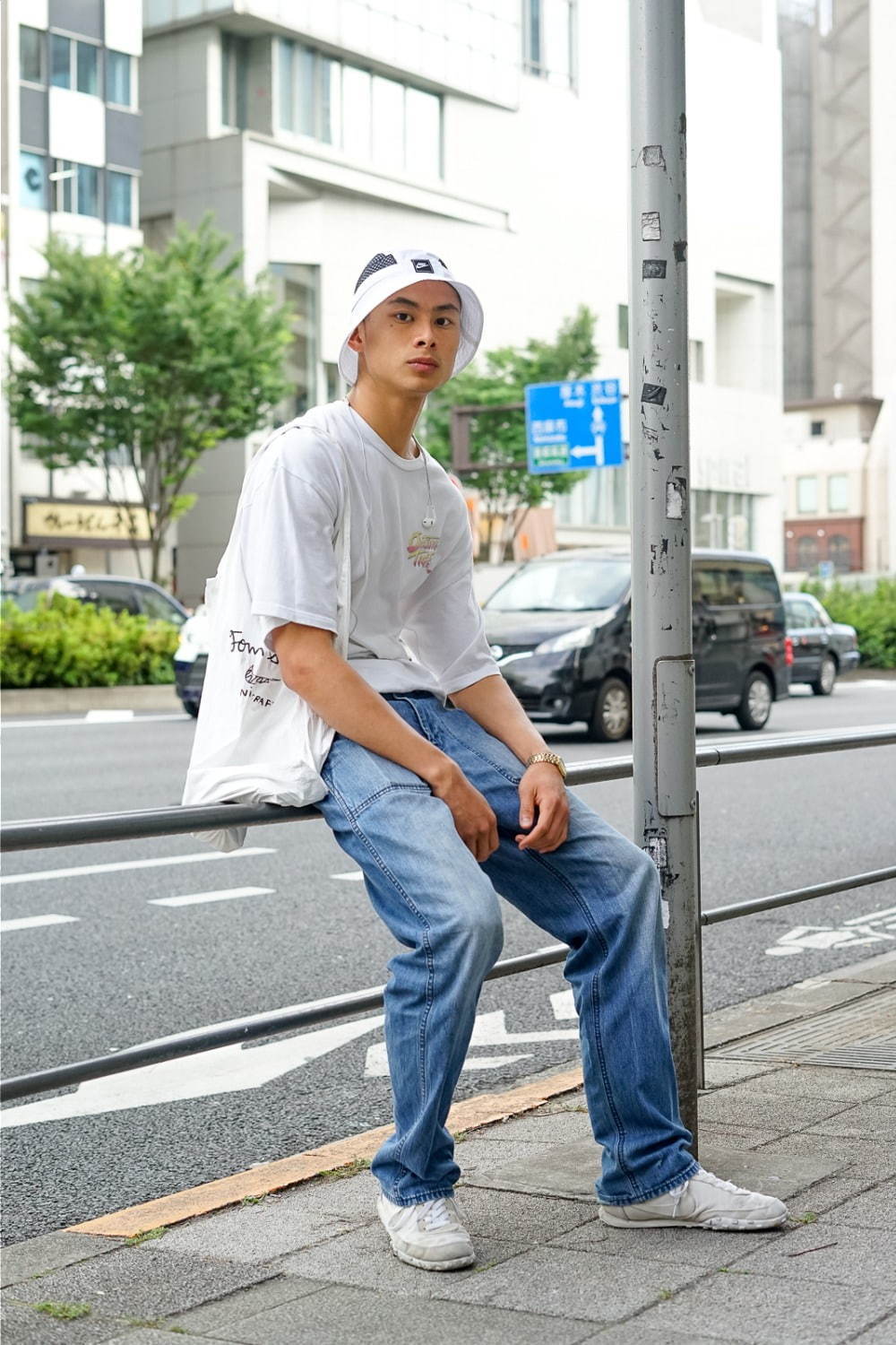 葵 揚さん - オニツカタイガー(Onitsuka Tiger)、ユニクロ(UNIQLO)｜渋谷ストリートスナップ - 写真2