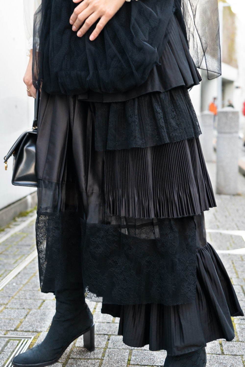 中川 友里さん - シモーネ ロシャ(SIMONE ROCHA)、ヴィンテージ(vintage)｜渋谷ストリートスナップ - 写真6