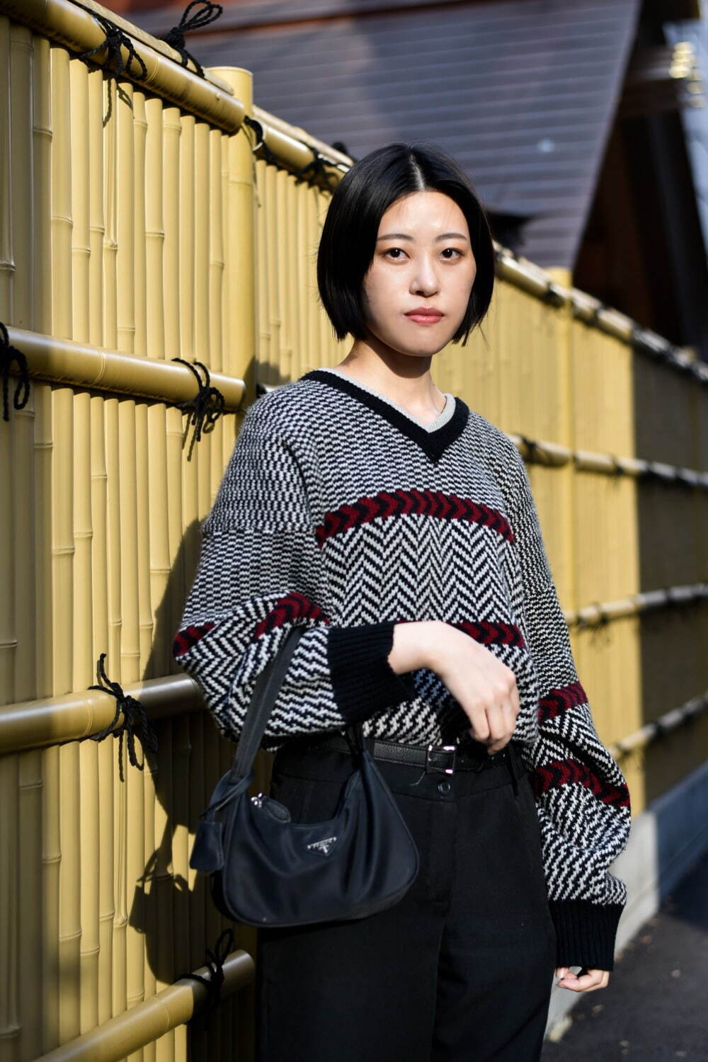 石川 聖羅さん - ヴィンテージ(vintage)、プラダ(PRADA)｜渋谷ストリートスナップ - 写真3