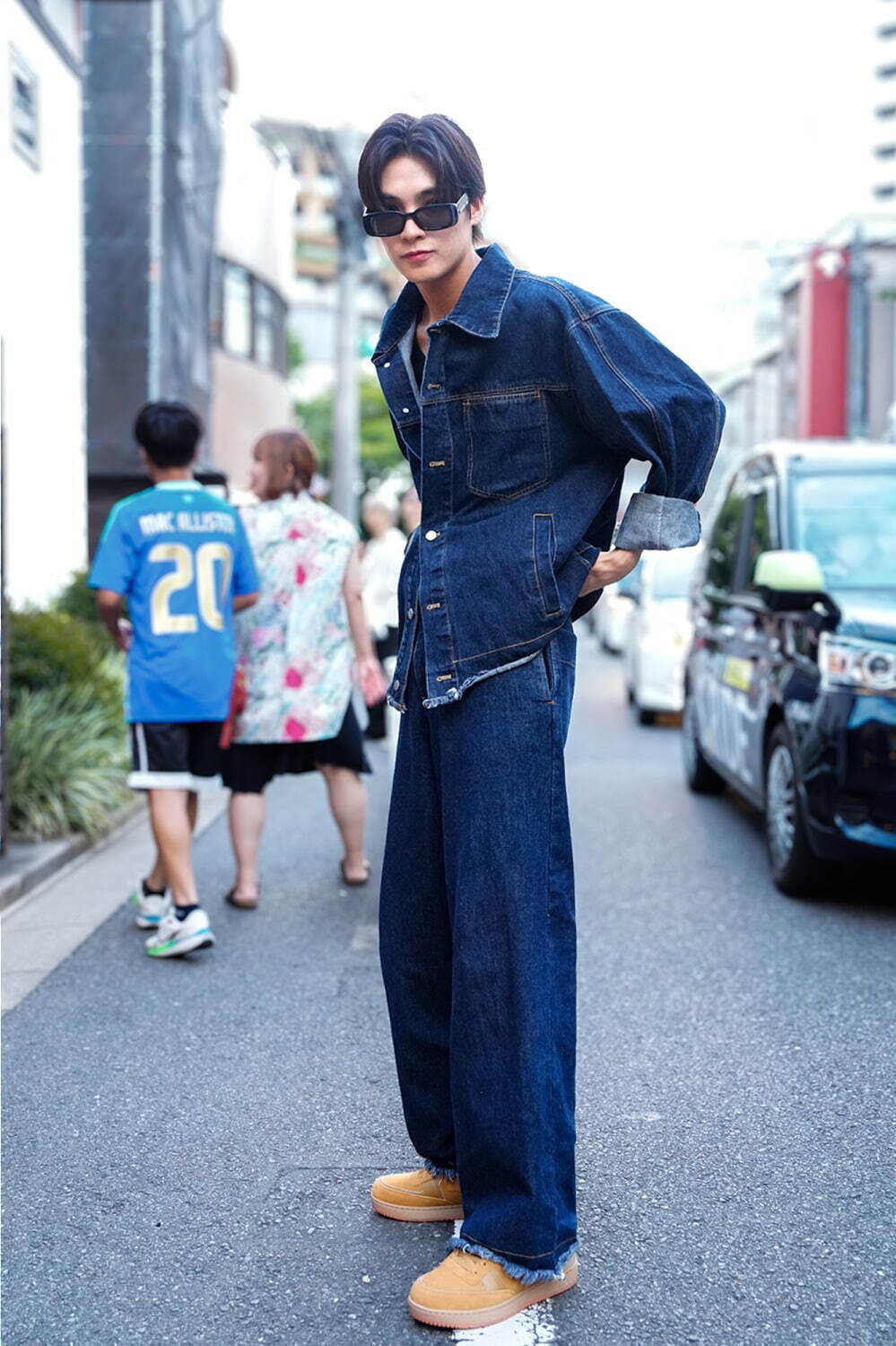 清野隆華さん - メゾン キツネ(Maison Kitsuné)｜代官山ストリートスナップ - 写真1