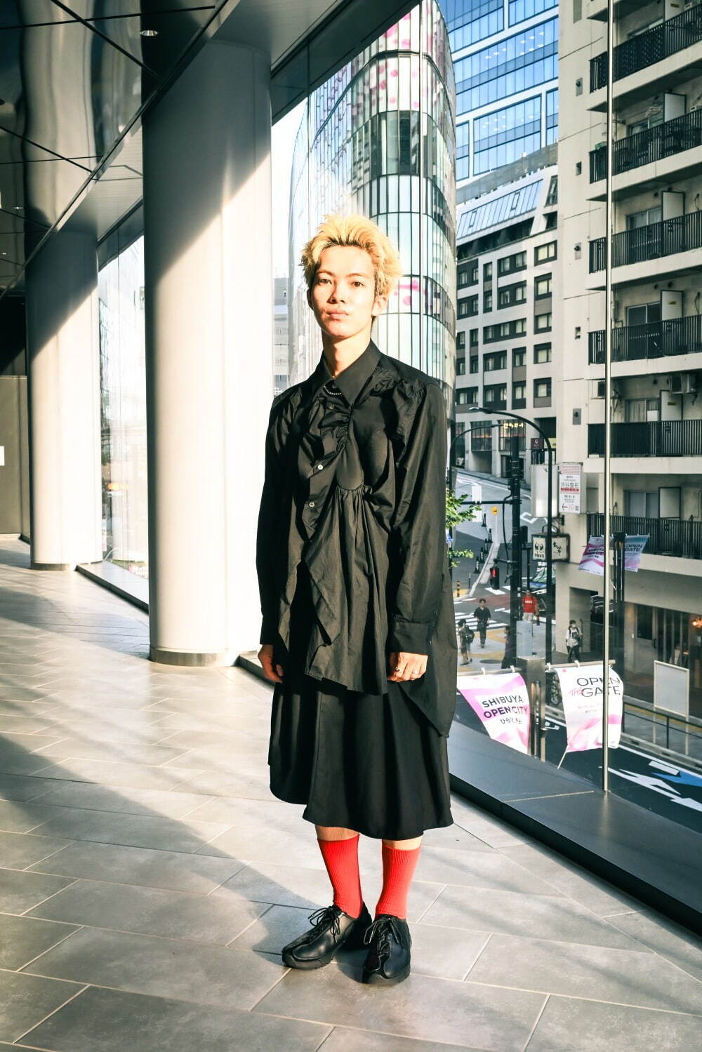 宮永 英治さん - コム デ ギャルソン(COMME des GARÇONS)、アワー レガシー(OUR LEGACY)｜渋谷ストリートスナップ - 写真1