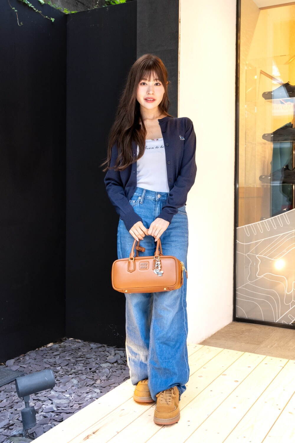 加藤 美南さん - メゾン キツネ(Maison Kitsuné)、ザラ(ZARA)｜代官山ストリートスナップ - 写真1