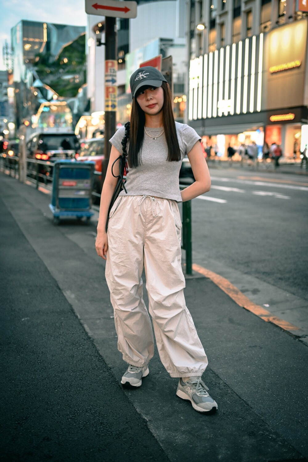 千咲さん - エイチ＆エム(H&M)、ニューバランス(New Balance)｜原宿ストリートスナップ - 写真1