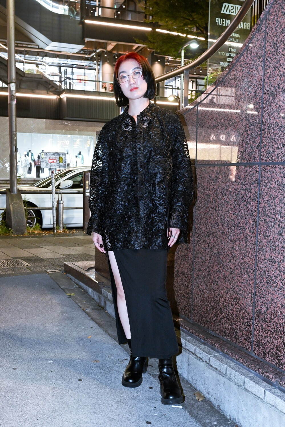 半谷 鮎香さん - ガニー(GANNI)、ザラ(ZARA)｜原宿ストリートスナップ - 写真1