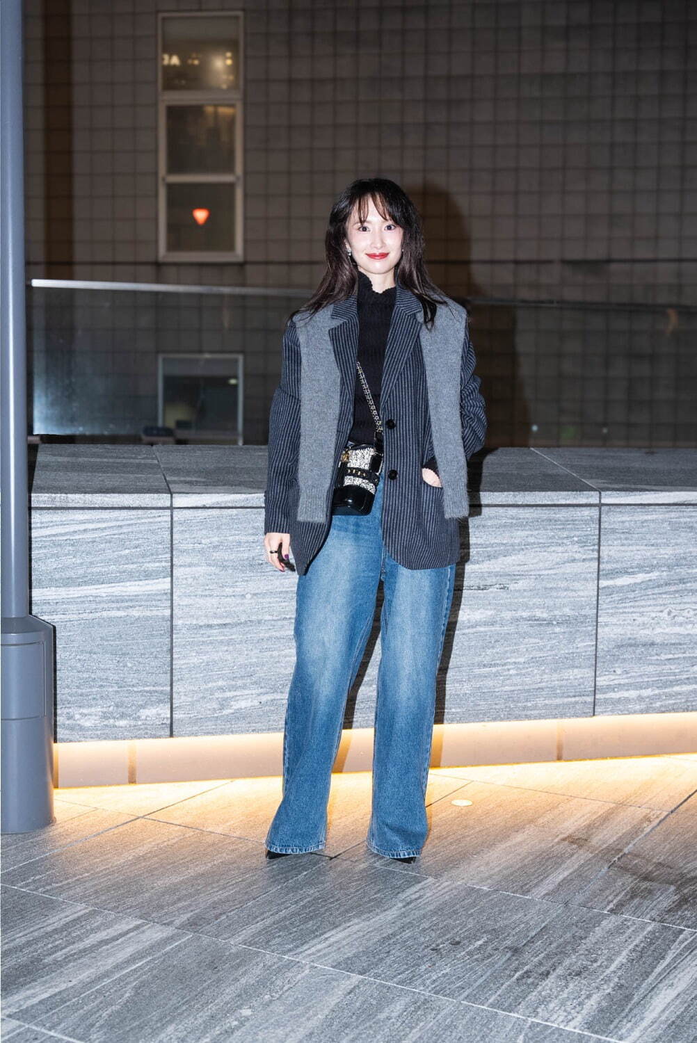 きよみさん - ユニクロ(UNIQLO)、マノロ ブラニク(Manolo Blahnik)｜渋谷ストリートスナップ - 写真6