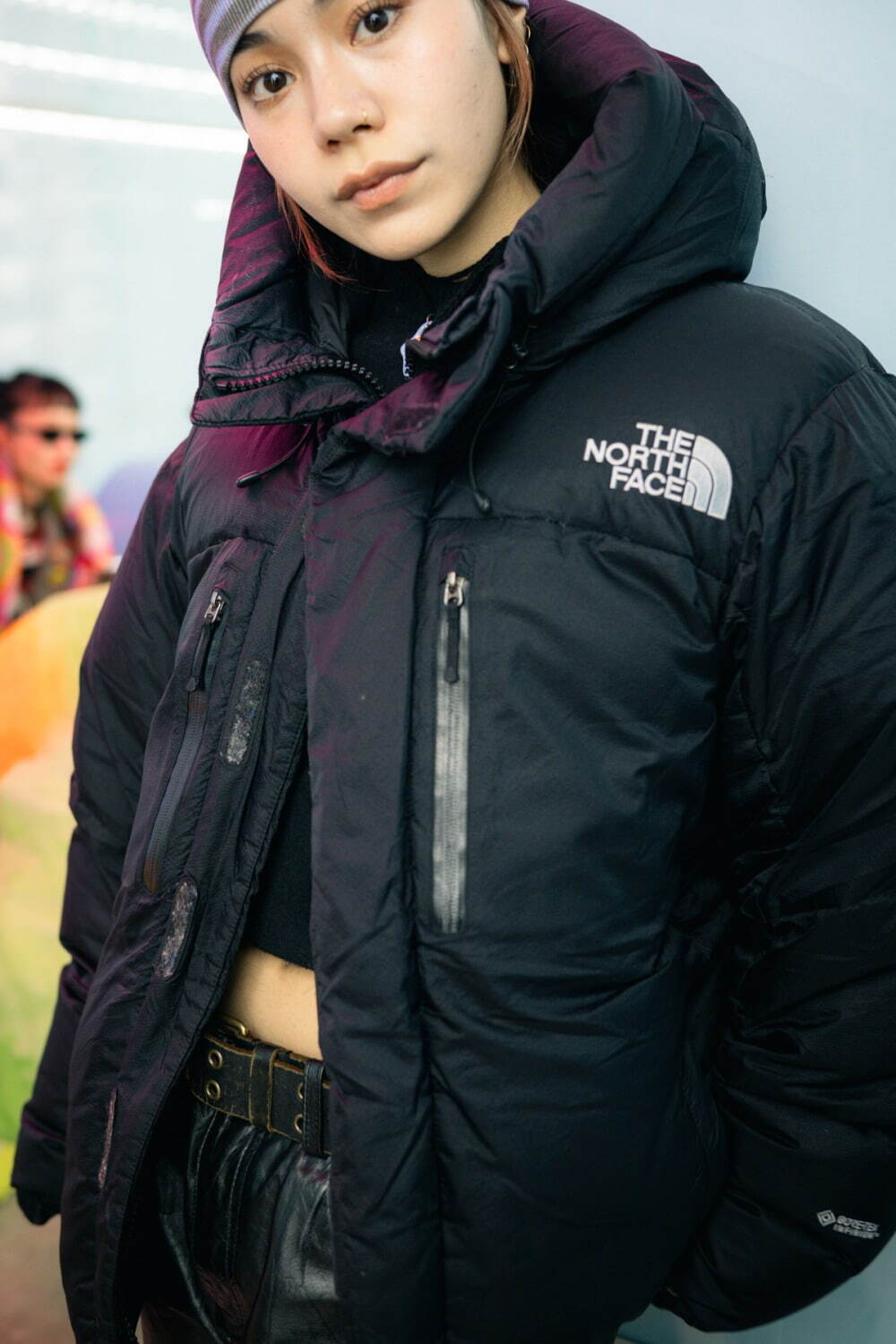 湯川 未来さん - ザ・ノース・フェイス(THE NORTH FACE)、アクネ(Acne)｜原宿ストリートスナップ - 写真6